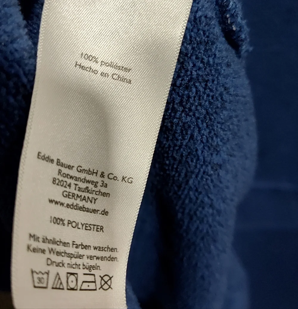 EDDIE BAUER Women's Midweight Knit Jacket, Zip & Snap closure, Plaid detail, L - Picture 10 of 10